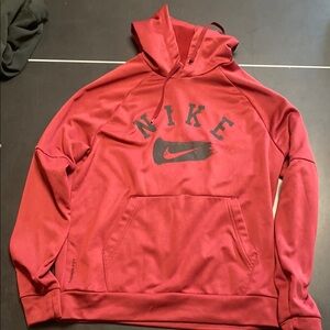 Nike Red Sweatshirt Classic Athletic Wear